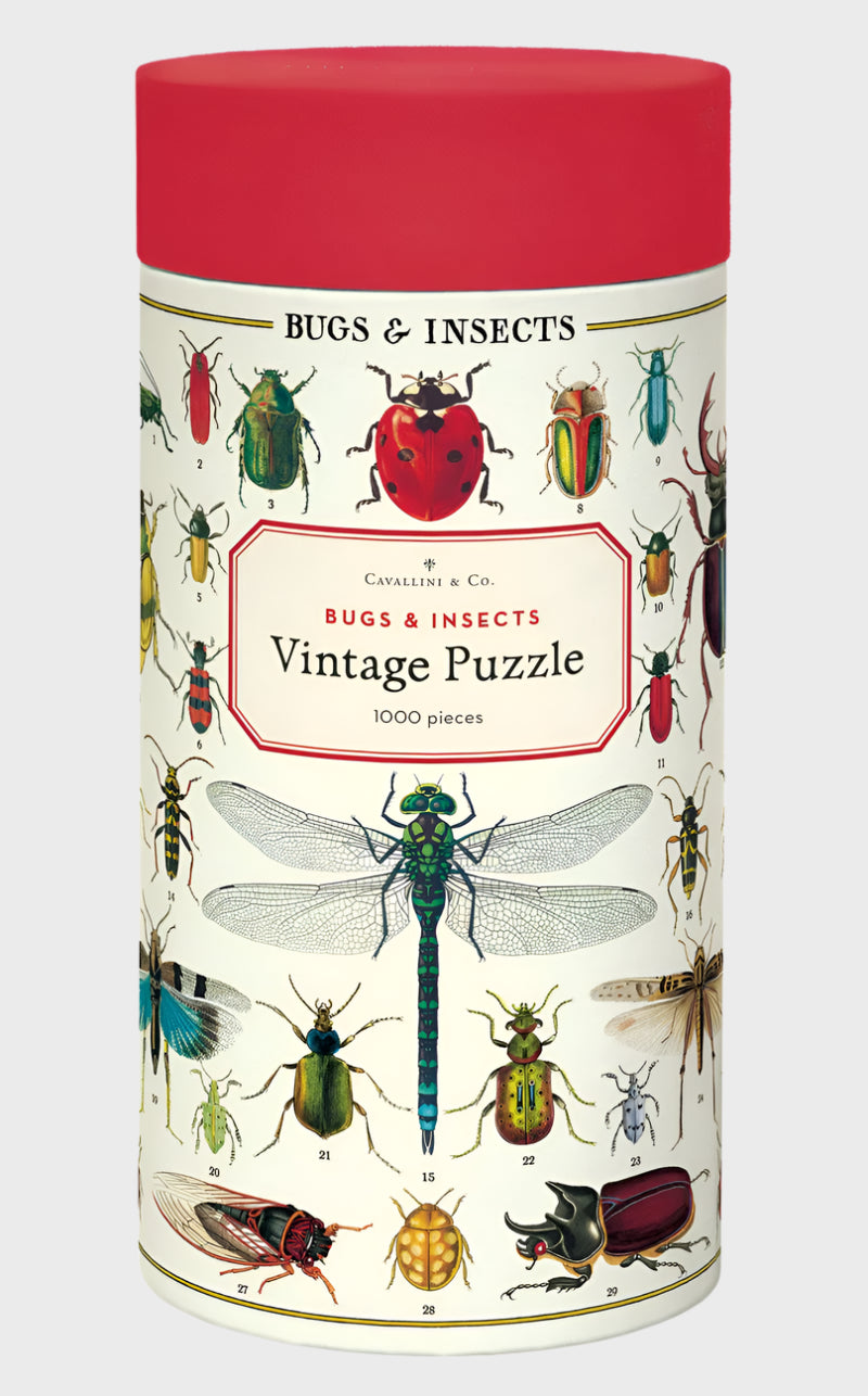 Entomology 1000 Piece Vintage Puzzle