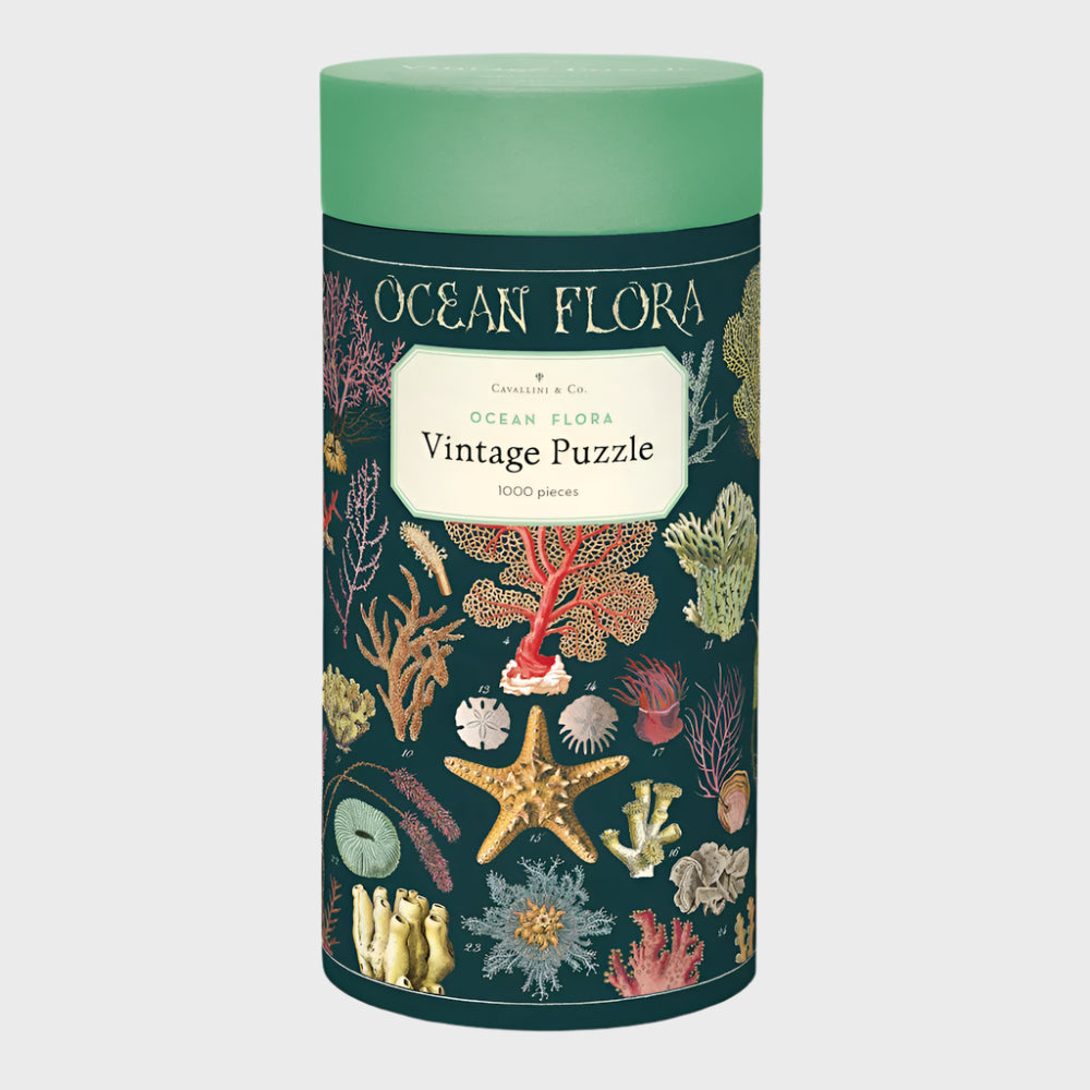 Ocean Flora 1000 Piece Vintage Puzzle