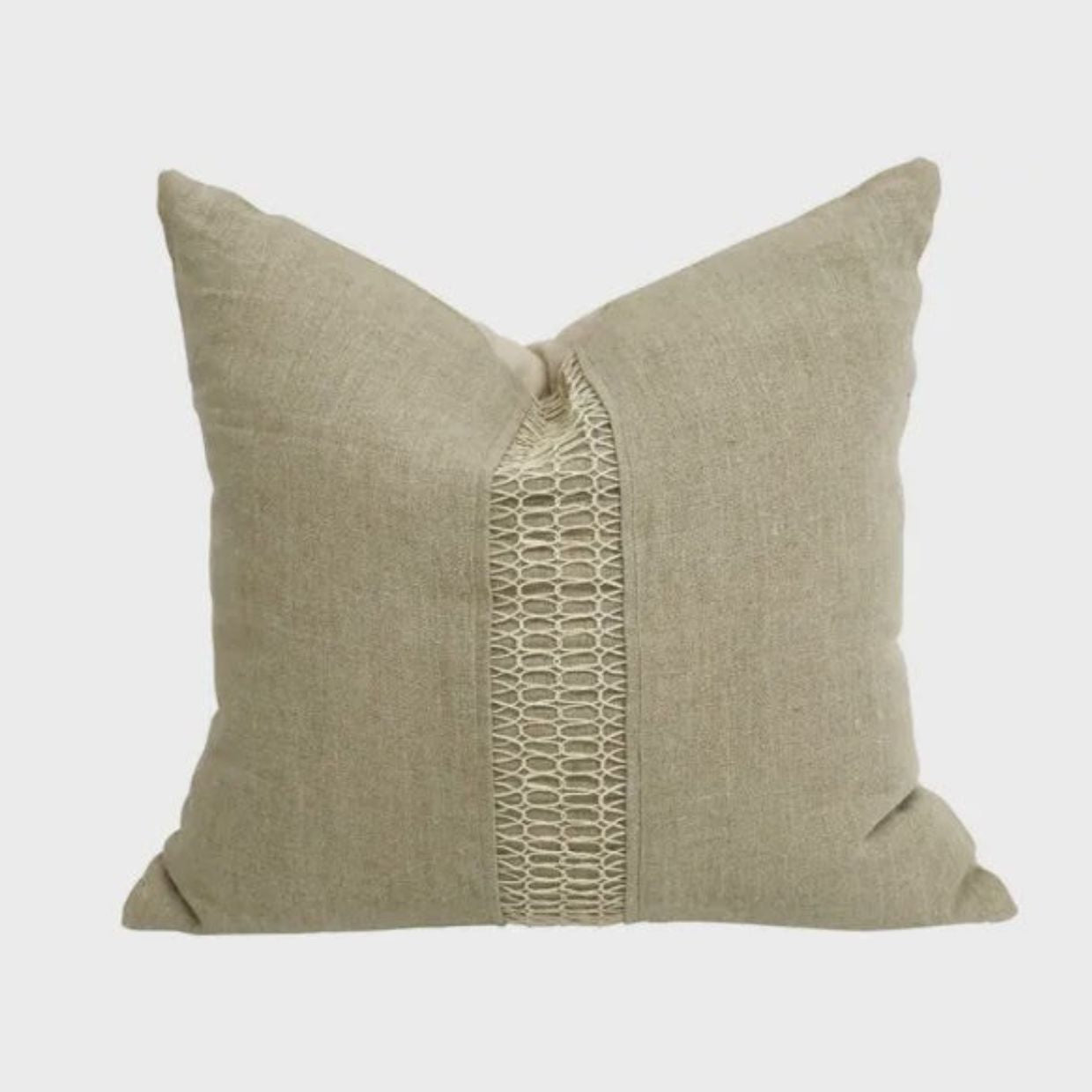 Braided Jute Slub Cushion