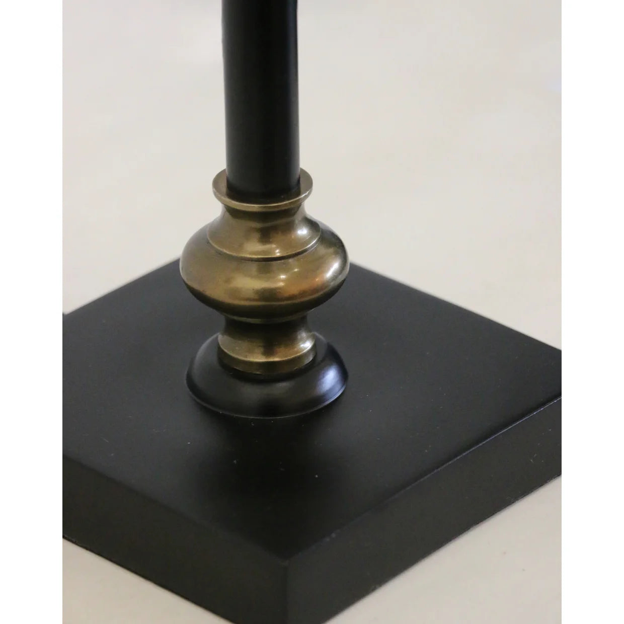 Miami Black & Brass Lamp Base