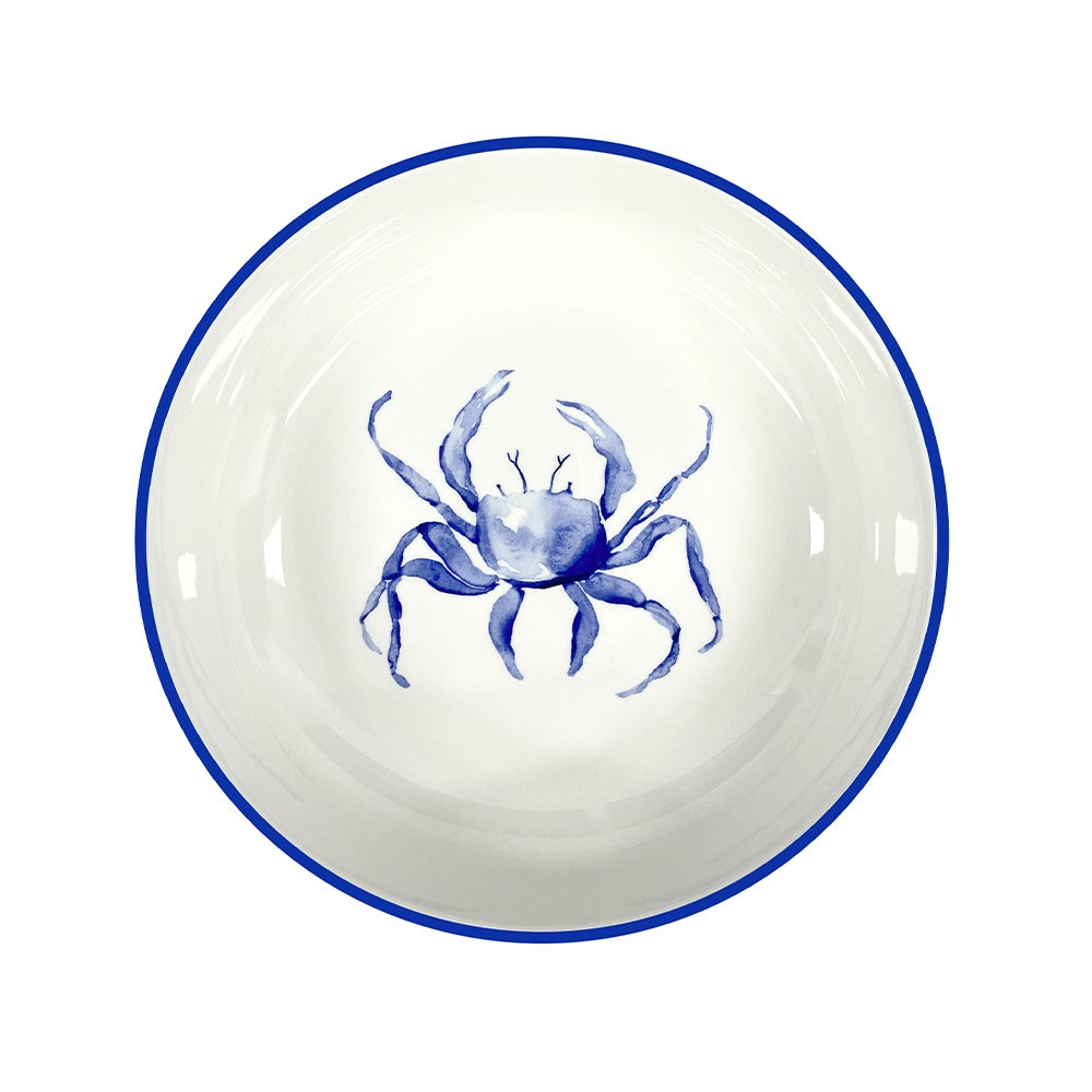 Ceramic Serving Bowl Crab