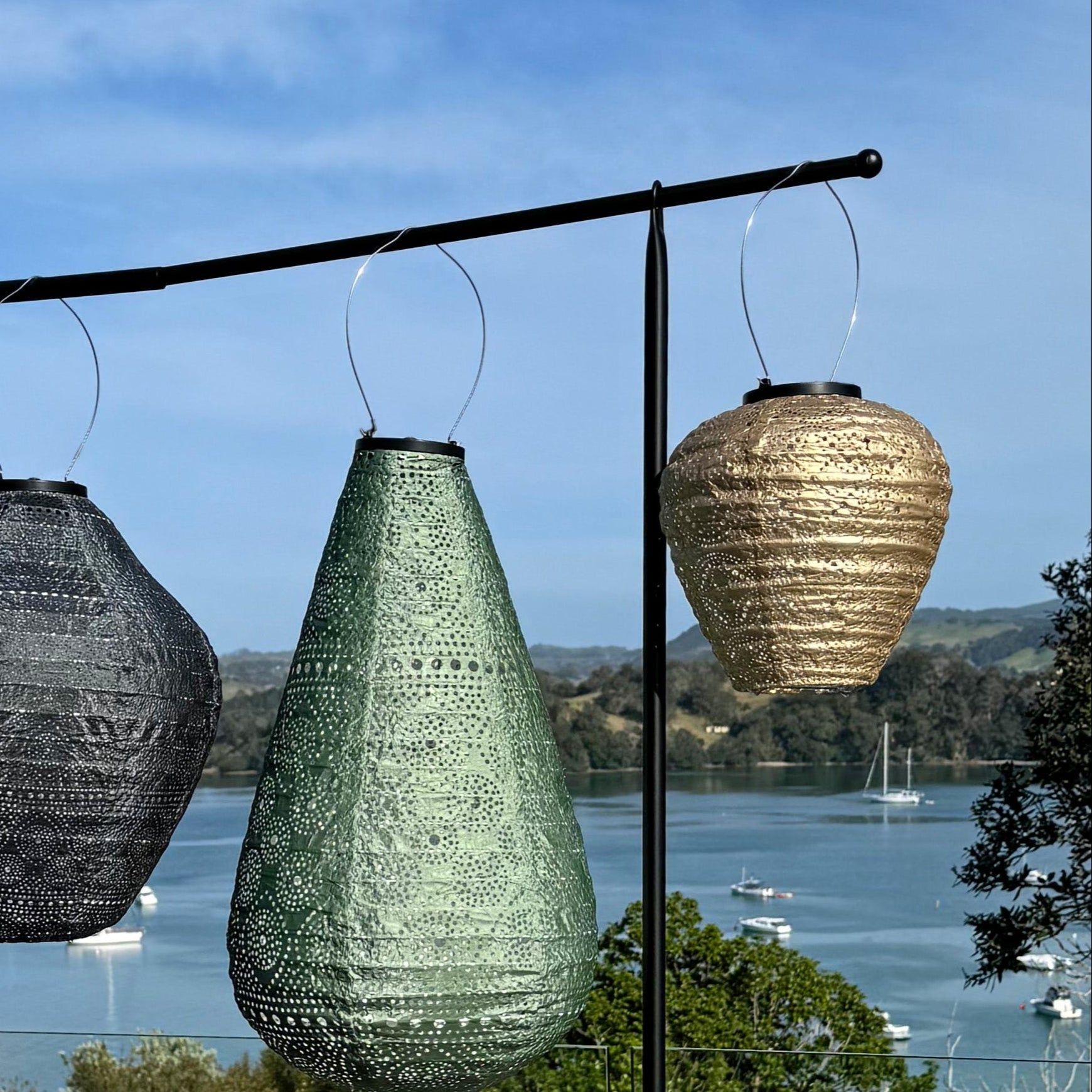 Dark Grey Spectare Jar Lantern