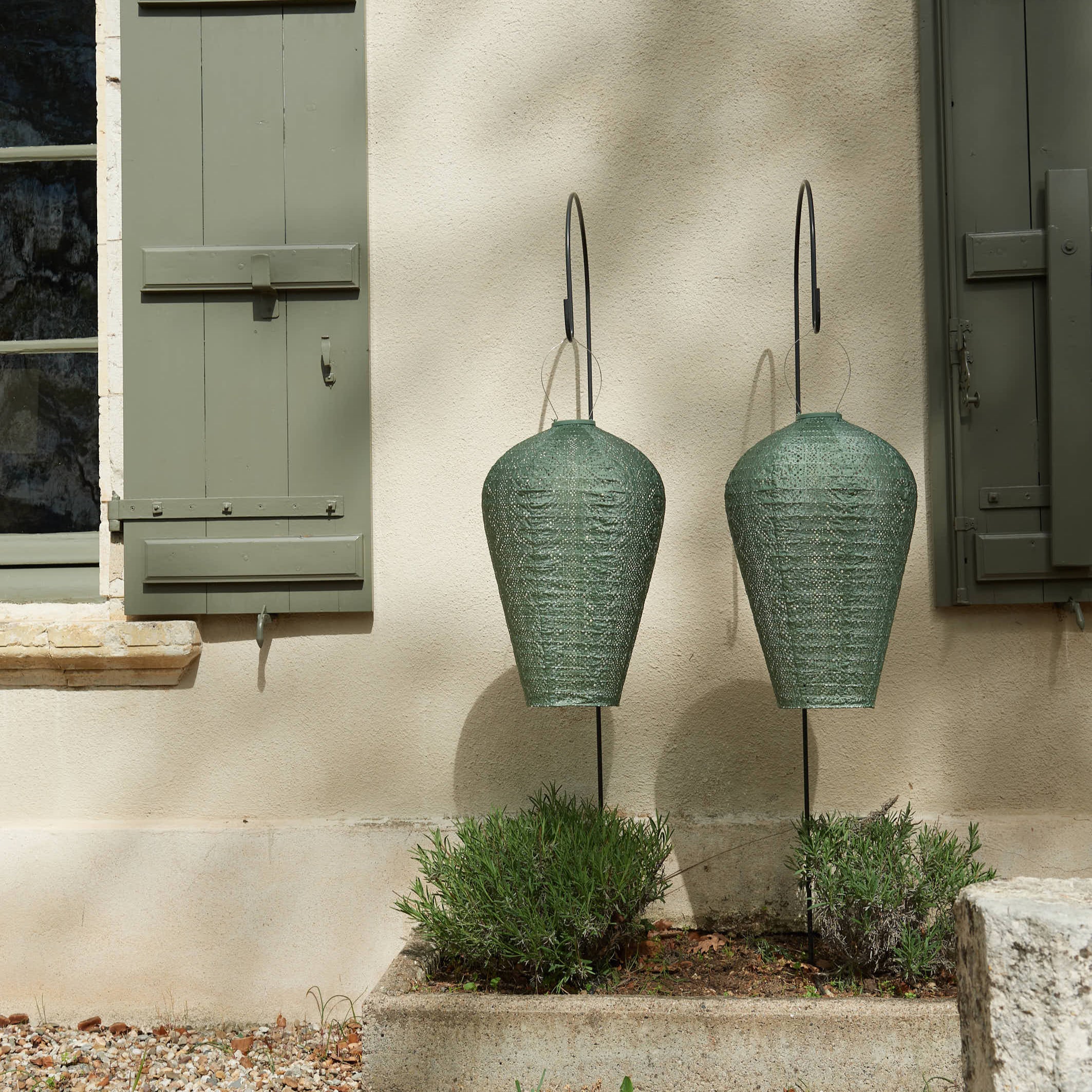 Sage Green Lace Balloon Lantern