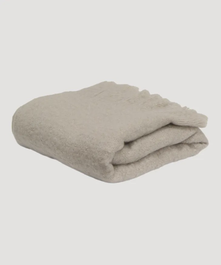Throw Tassle Soft Grey