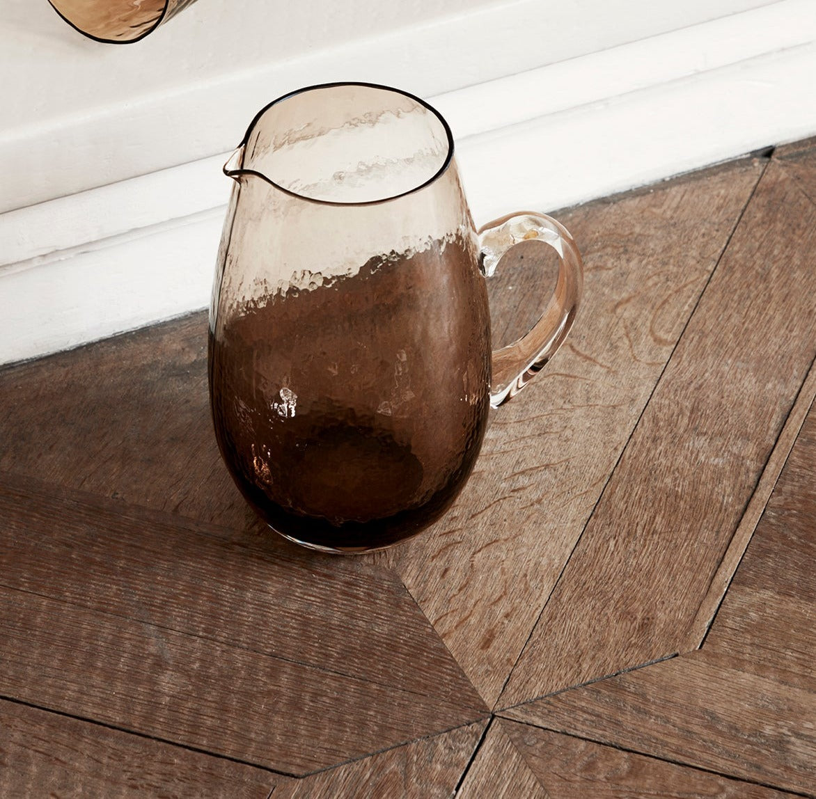 Broste Hammered Jug Brown