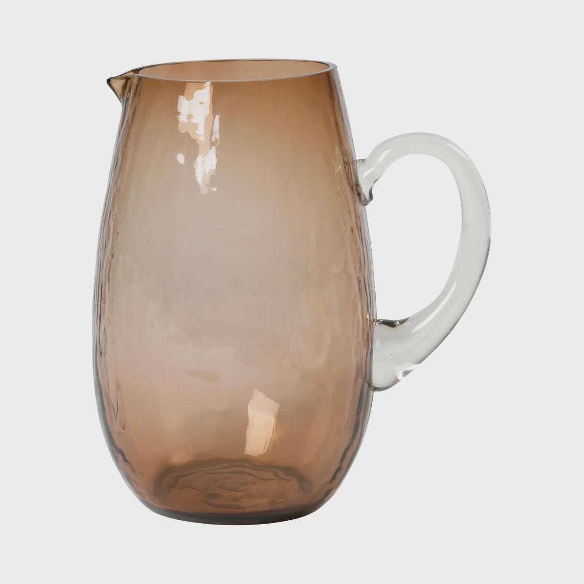 Broste Hammered Jug Brown