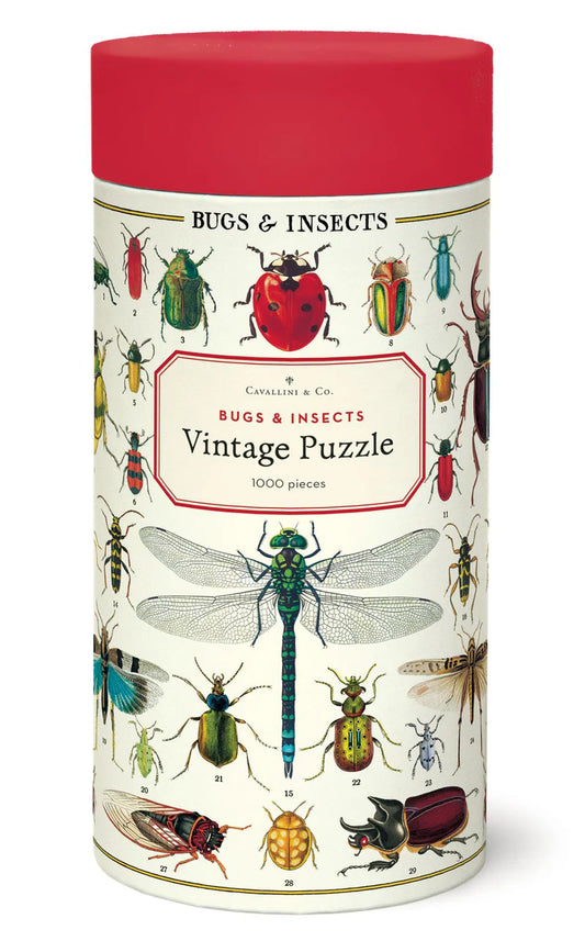 Entomology 1000 Piece Vintage Puzzle