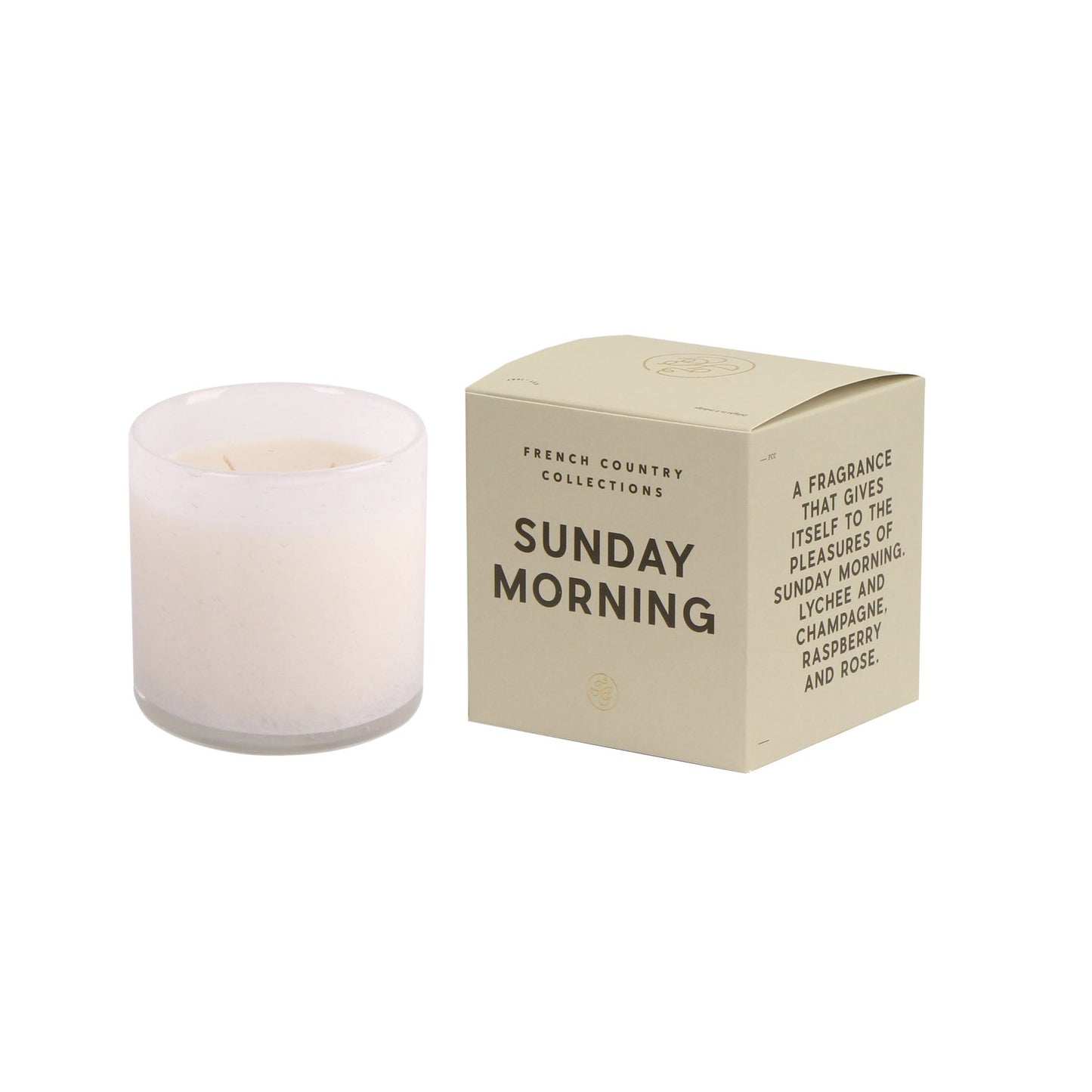 Sunday Morning Glass Candle