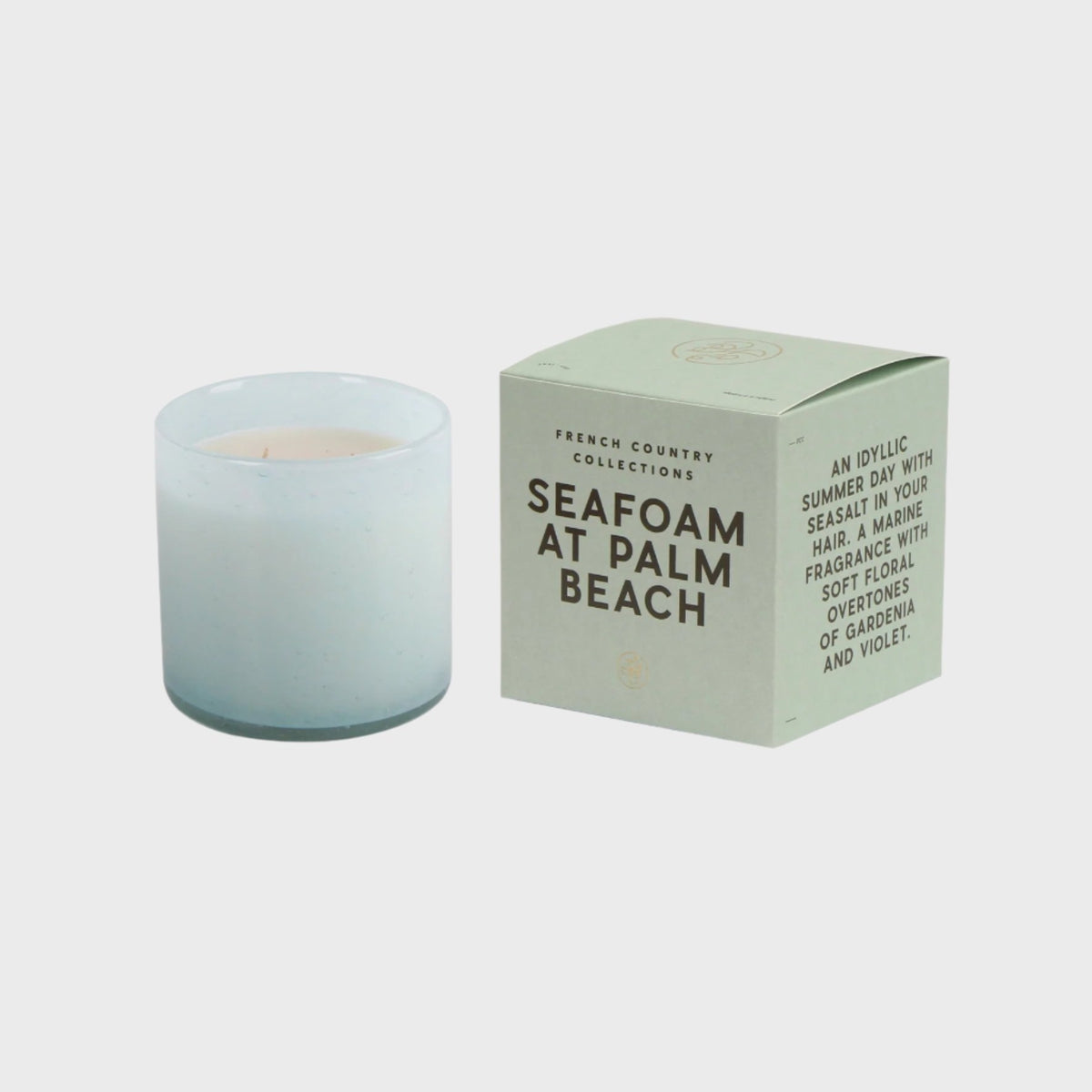 Seafoam at Palm Beach Glass Candle