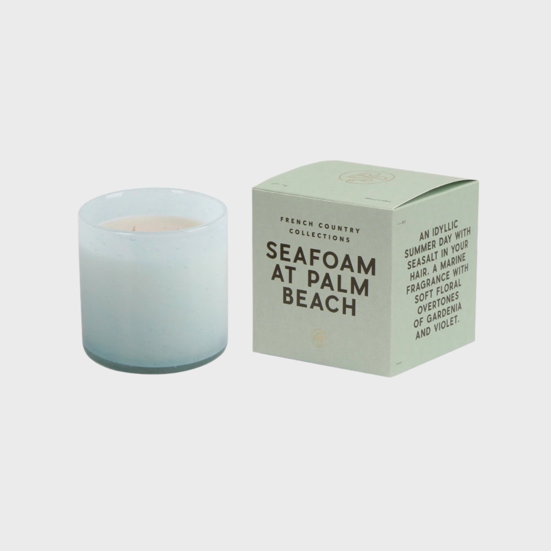 Seafoam at Palm Beach Glass Candle