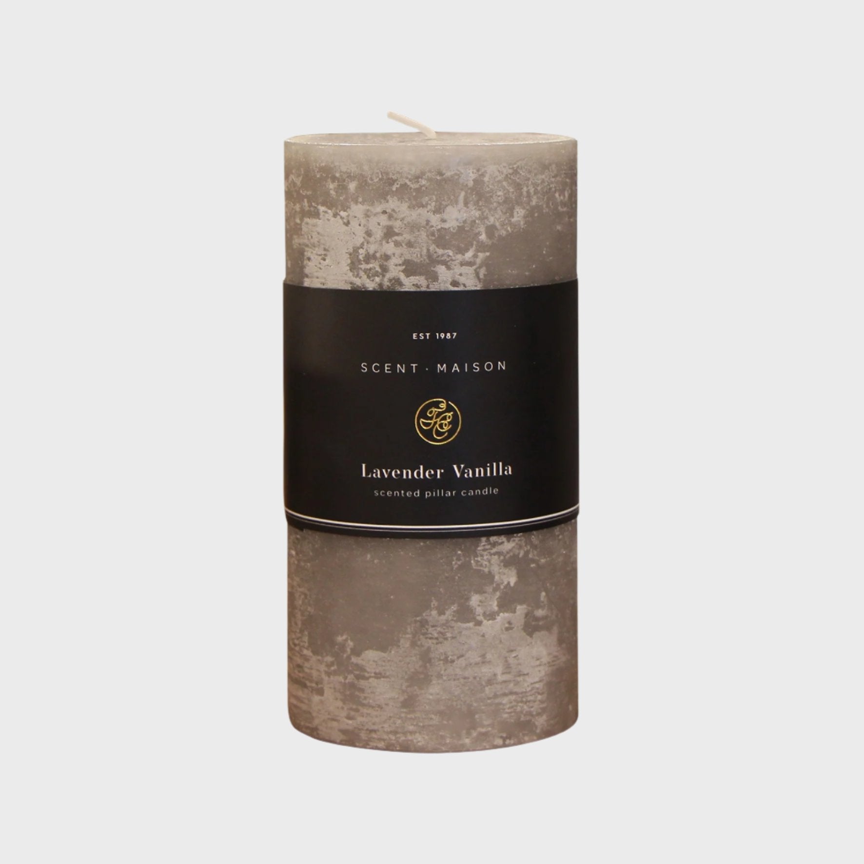 Maison Pillar Candle Lavender Vanilla 3x6"