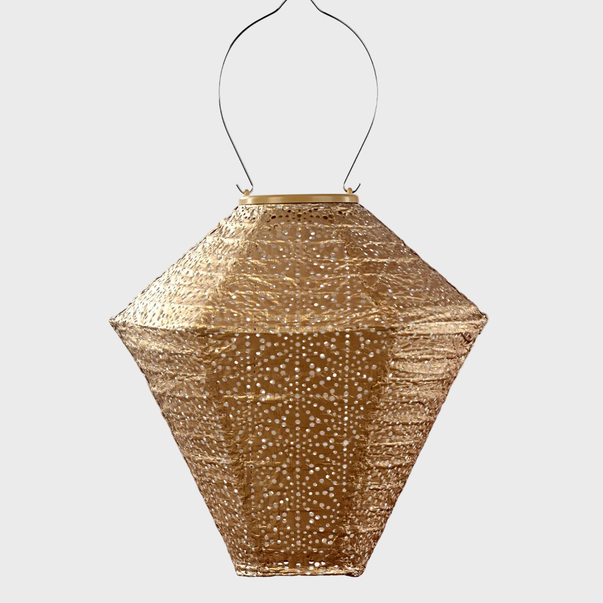 Gold  Sashiko Diamond 28cm  Lantern