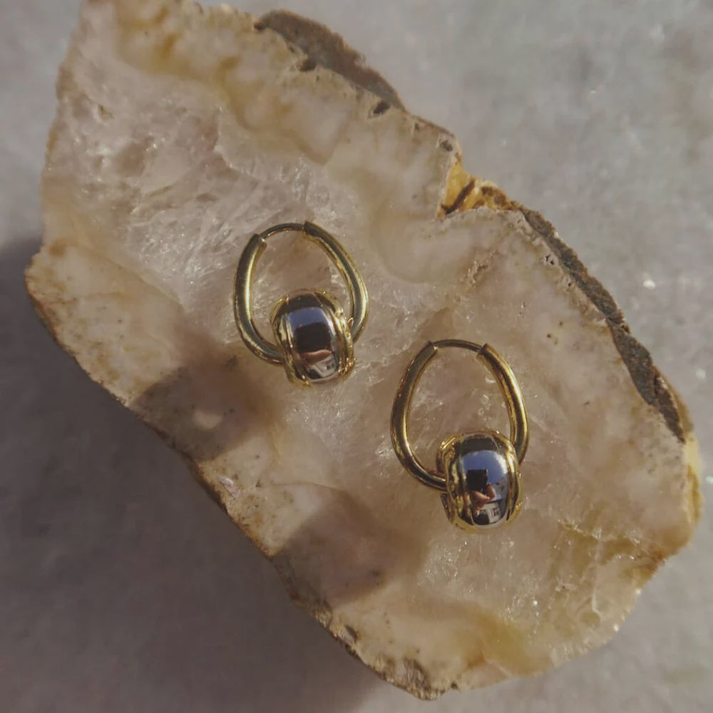 Double Barrel Earrings