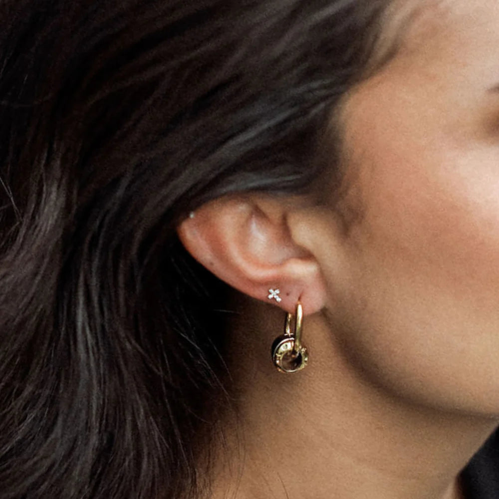 Double Barrel Earrings