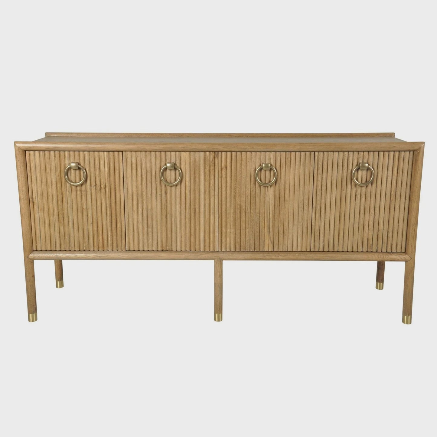 Oakwood  Buffet with brass detail