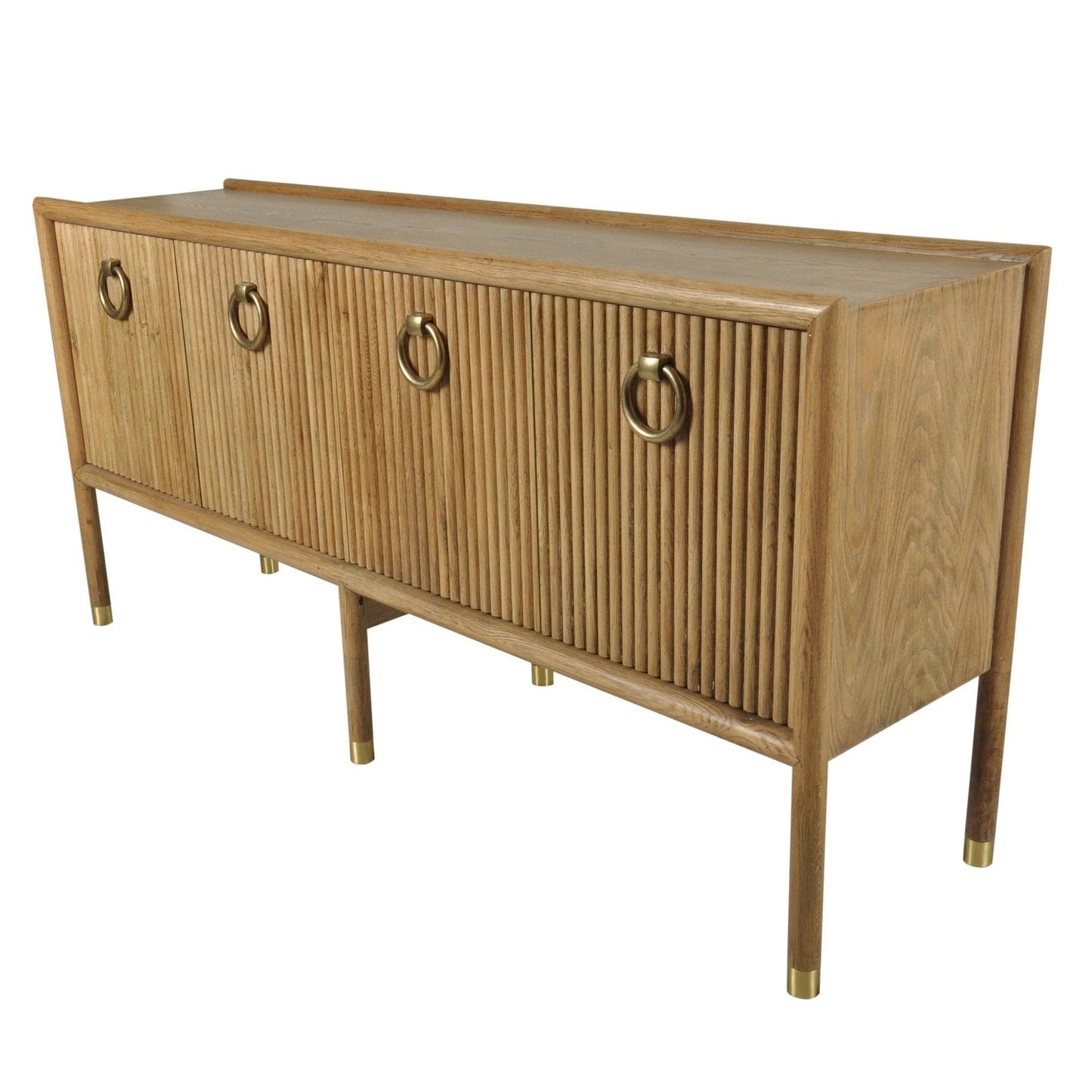 Oakwood  Buffet with brass detail