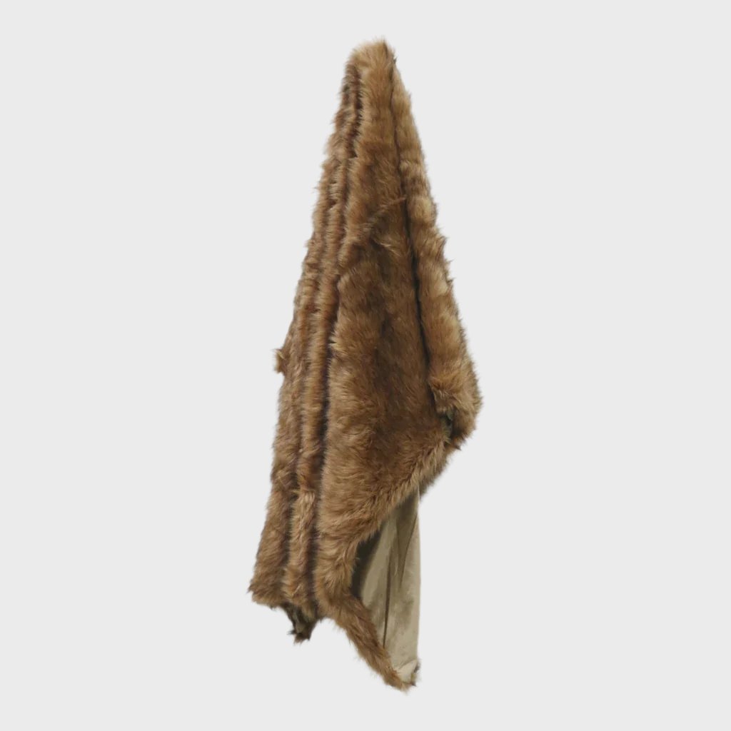 Luxury Moa Style Faux Fur Throw