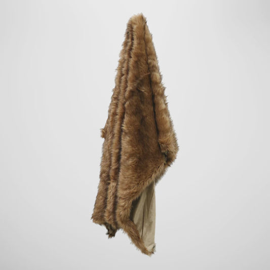 Luxury Moa Style Faux Fur Throw