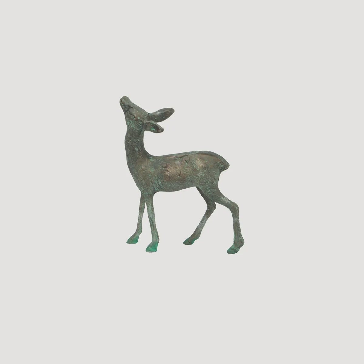 Brass Antique Reindeer Calf