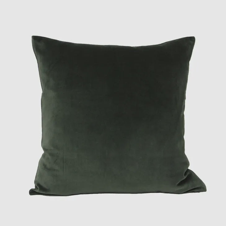 Dark Green Velvet Cushion Cover