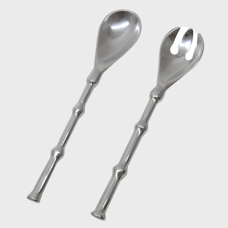 Aluminium Silver Salad Servers