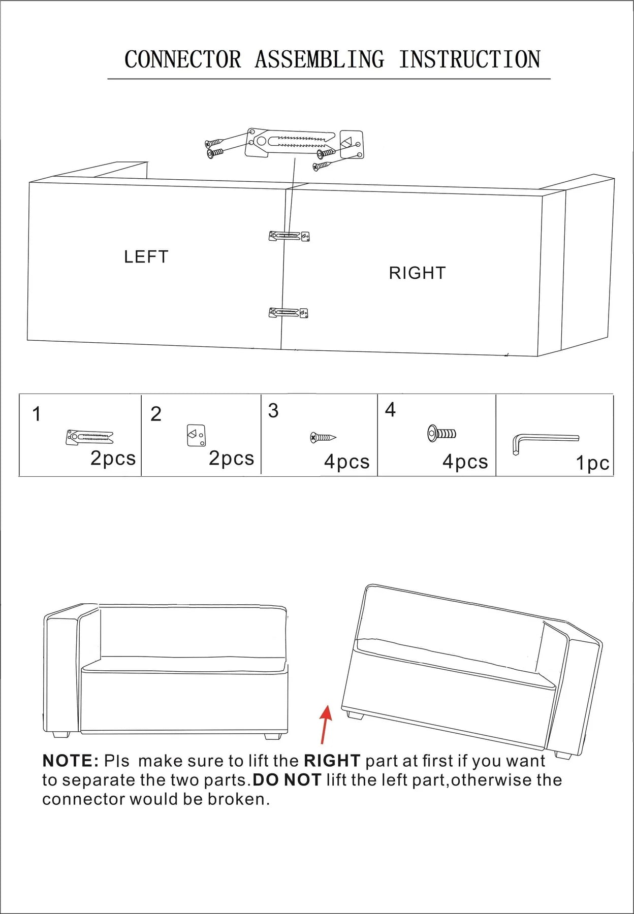 Saint-Tropez 4 Seat Sofa