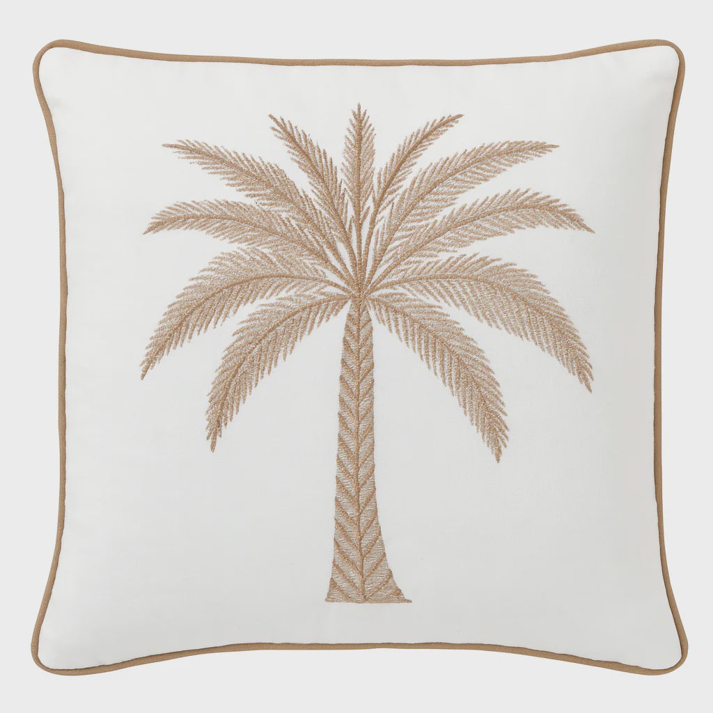 Azure Palm Sand 50x50 Cushion Cover