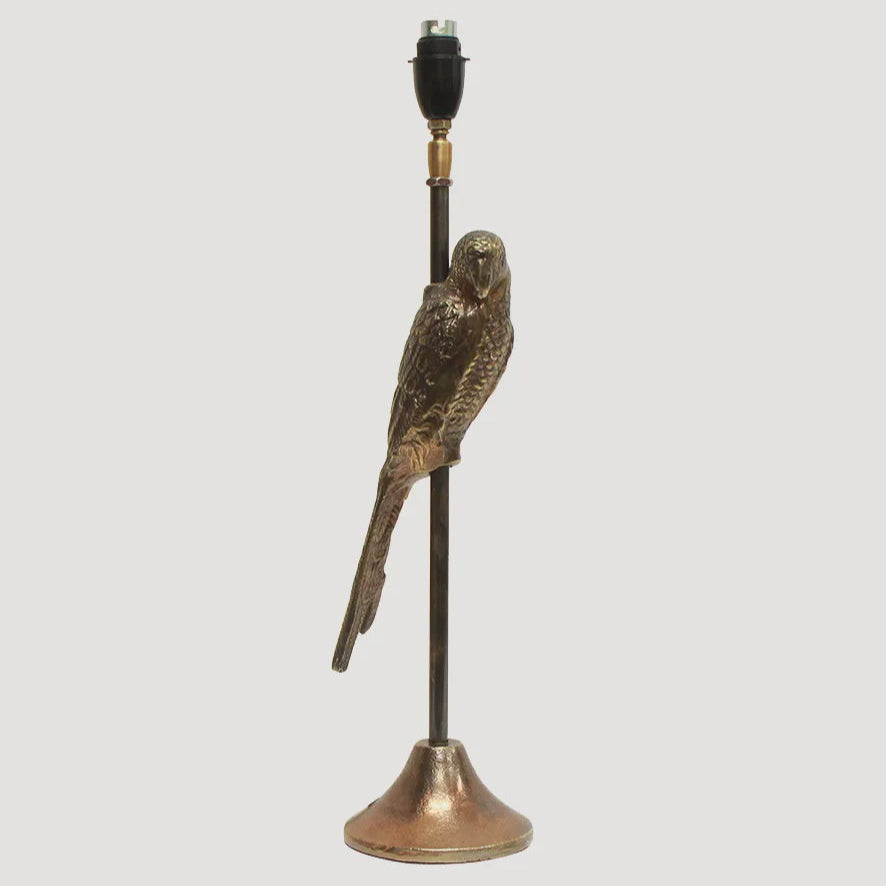 Parrot Antique Gold Lampbase