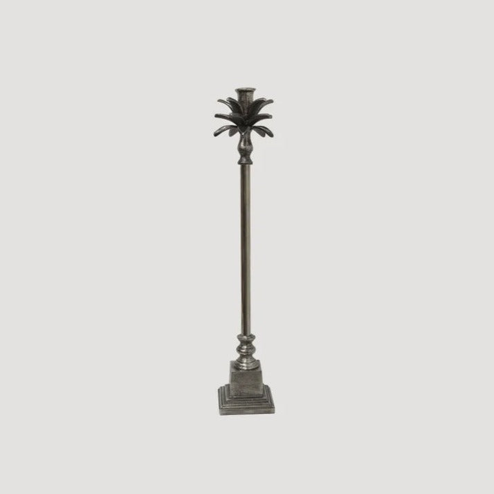 Palm Leaf Candle Holder Tall