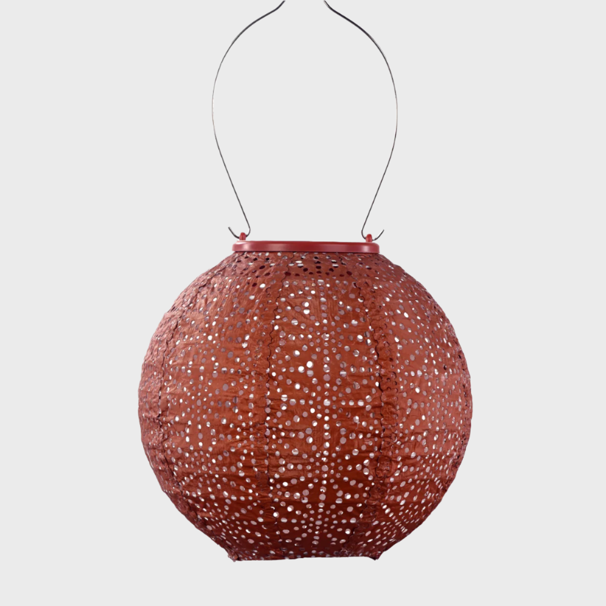 Copper Sashiko Round Lantern
