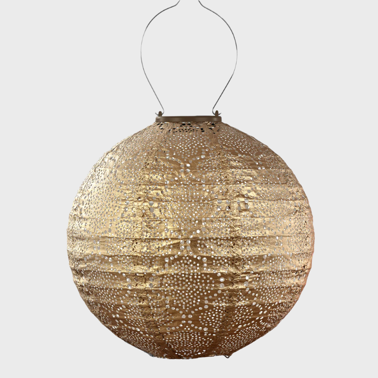 Gold Bazaar 30cm Round  Lantern