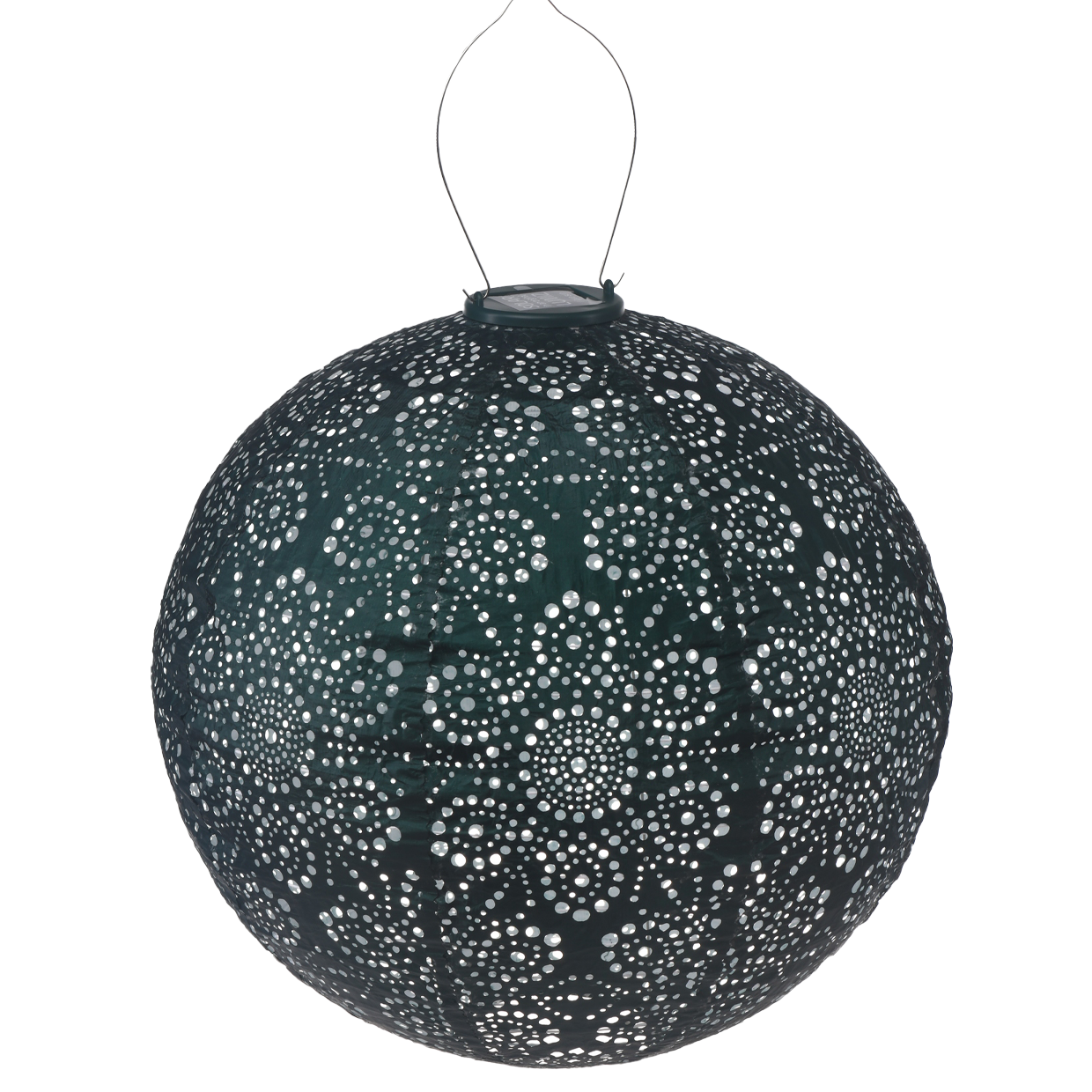Green Fiore Round 40cm Lantern