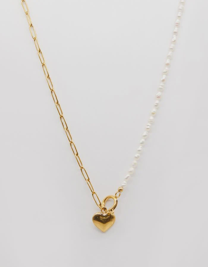 Laret and Heart Necklace