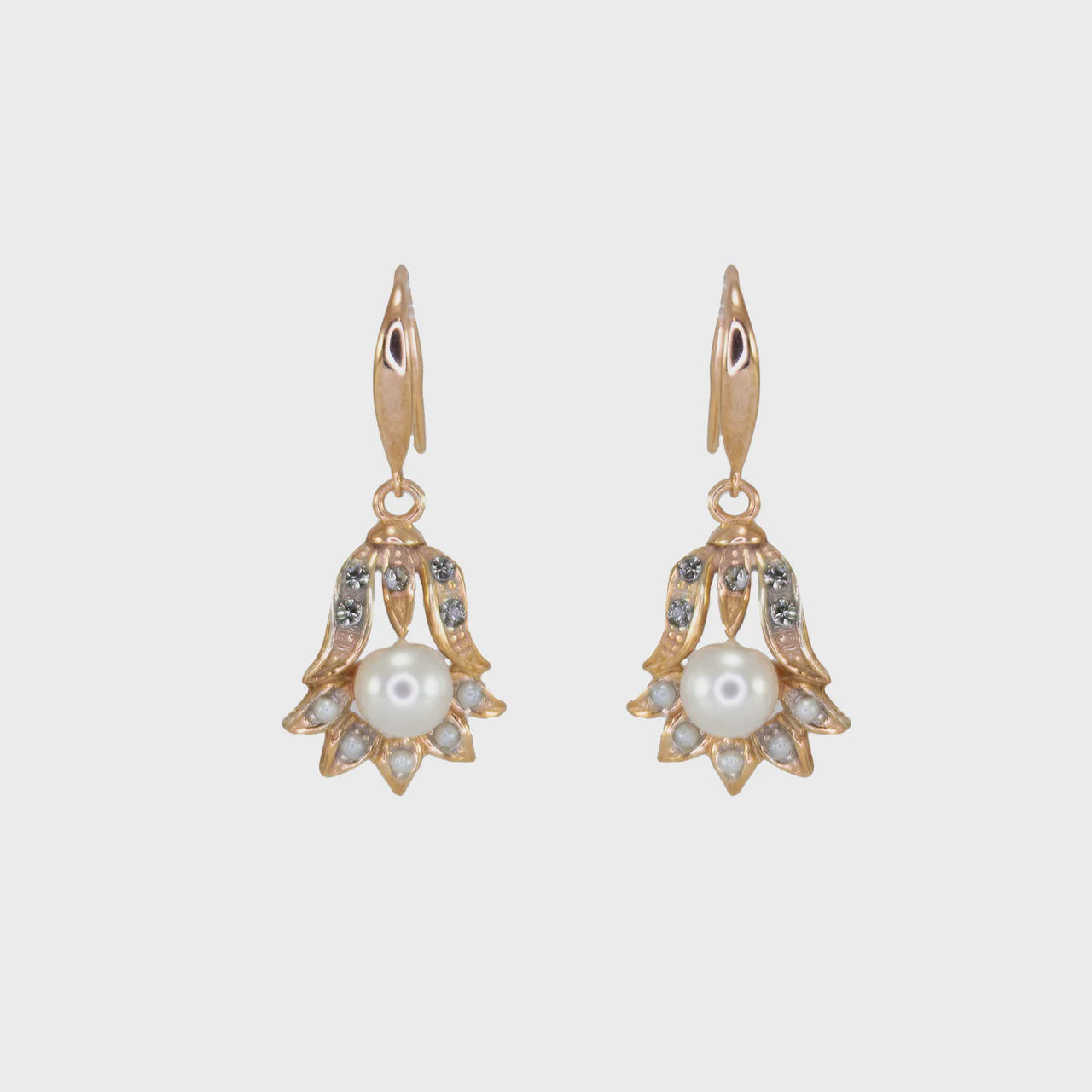 Pearl Thistle Earrings
