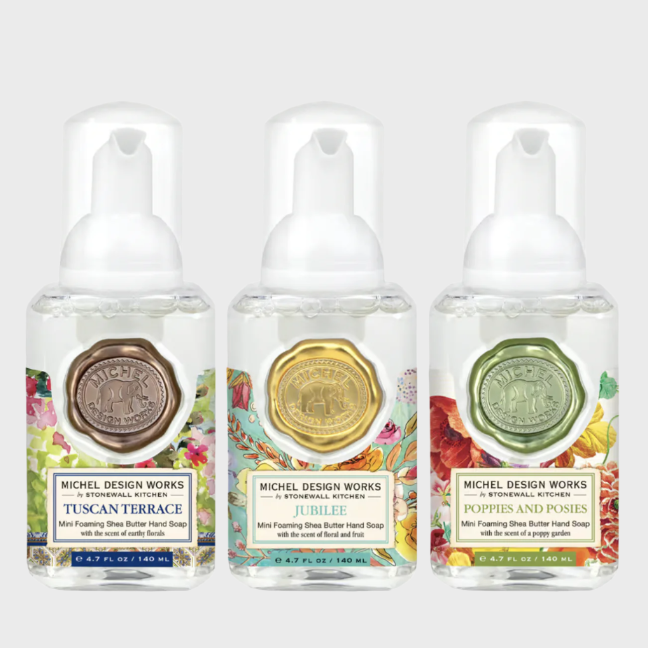 Mini Foaming Soap Set Spring Scents