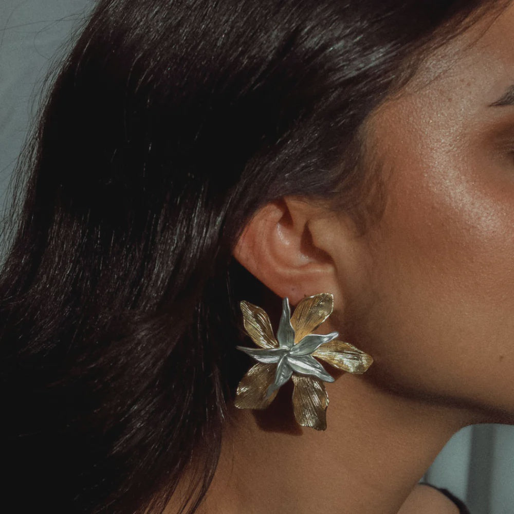 Star Flower Earrings
