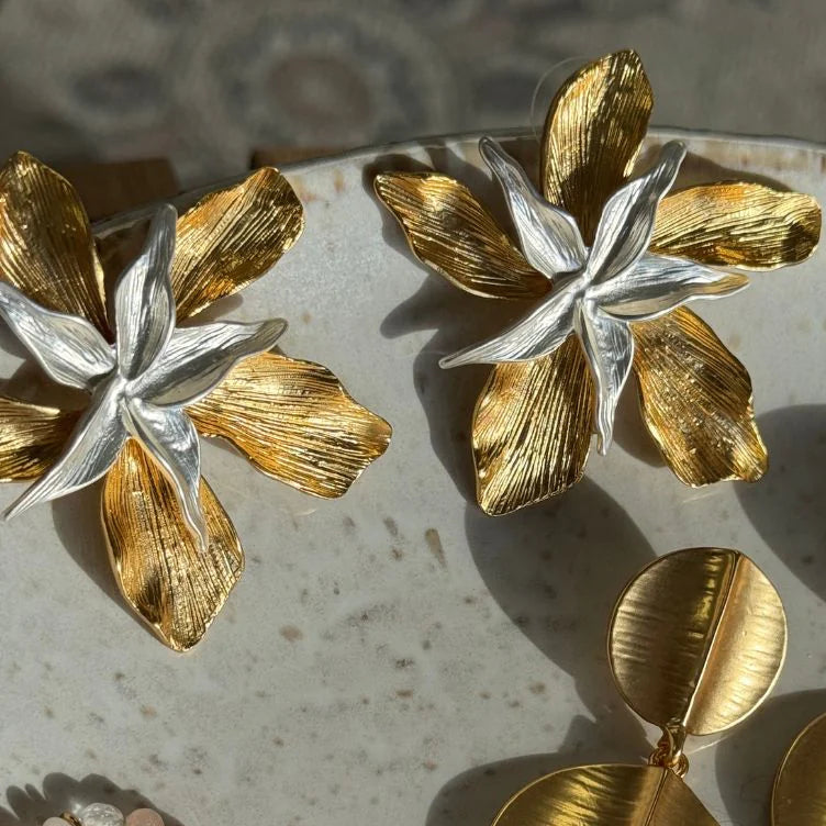 Star Flower Earrings