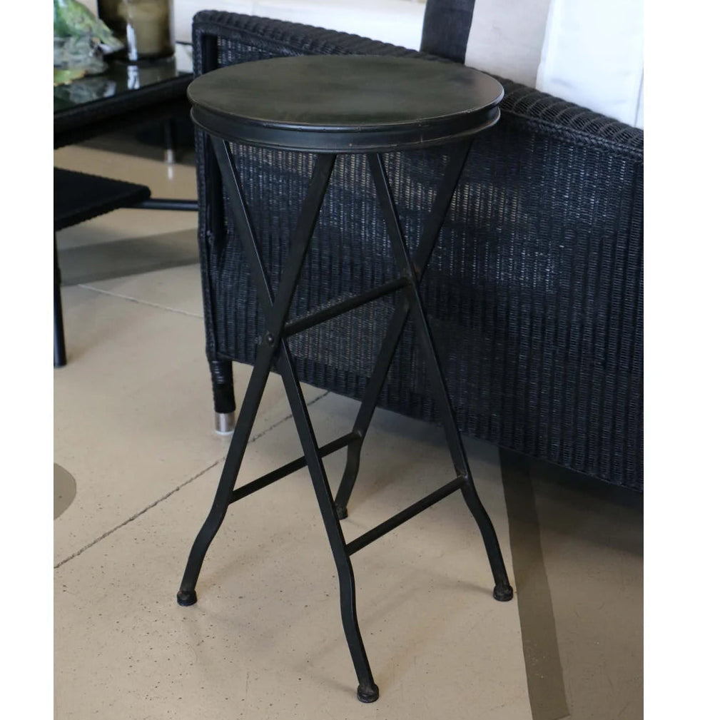 Parisian Style Black Metal Occasional Table