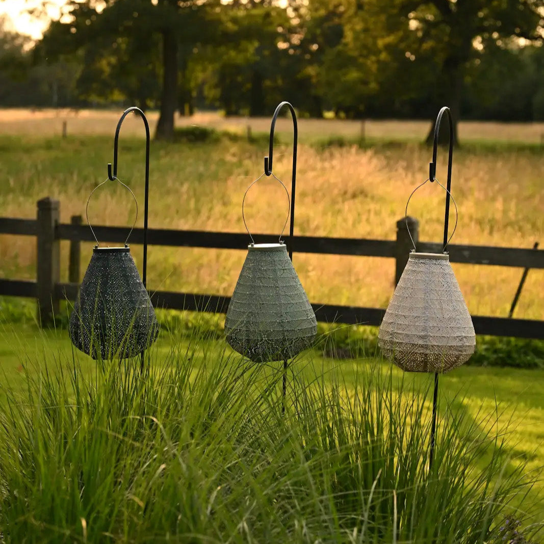 Light Taupe Topaz Tulip Lantern