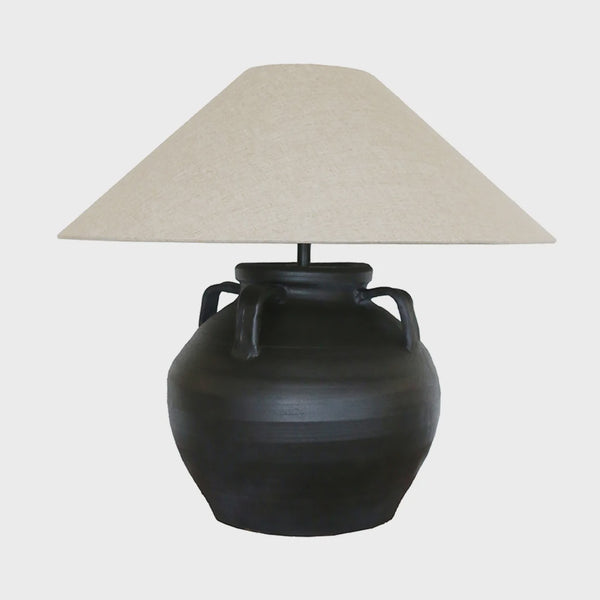 Tuscan Style Ironsand Lamp Base & Shade