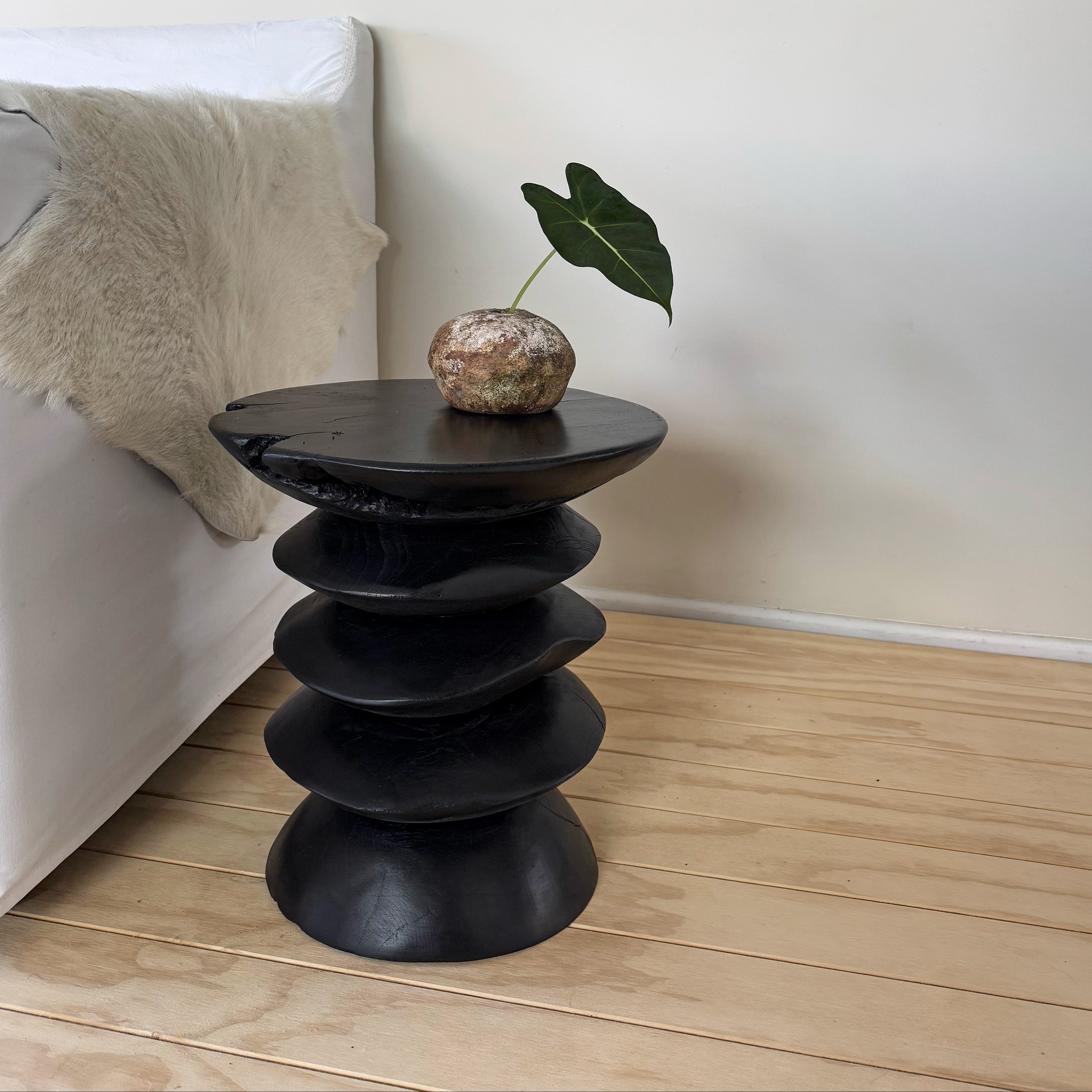 Indie Black Side Table