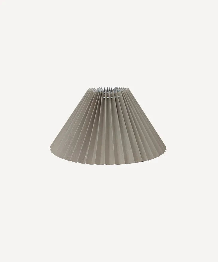 Pleated Linen Shade Taupe