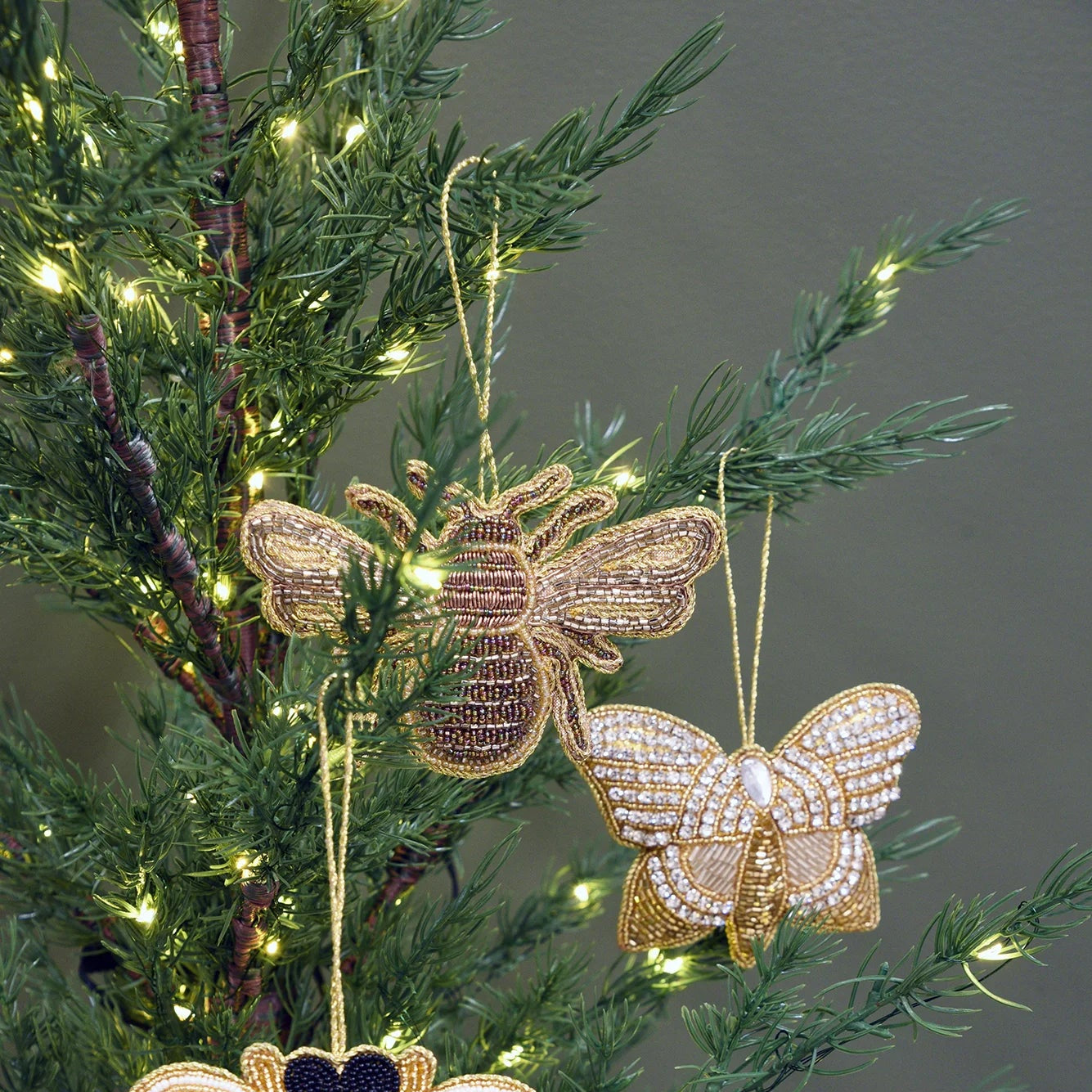 Majestic Beaded Hanging Queen Bee