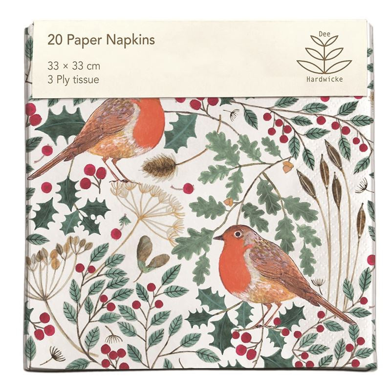 Winter Dreaming Christmas Paper Napkins