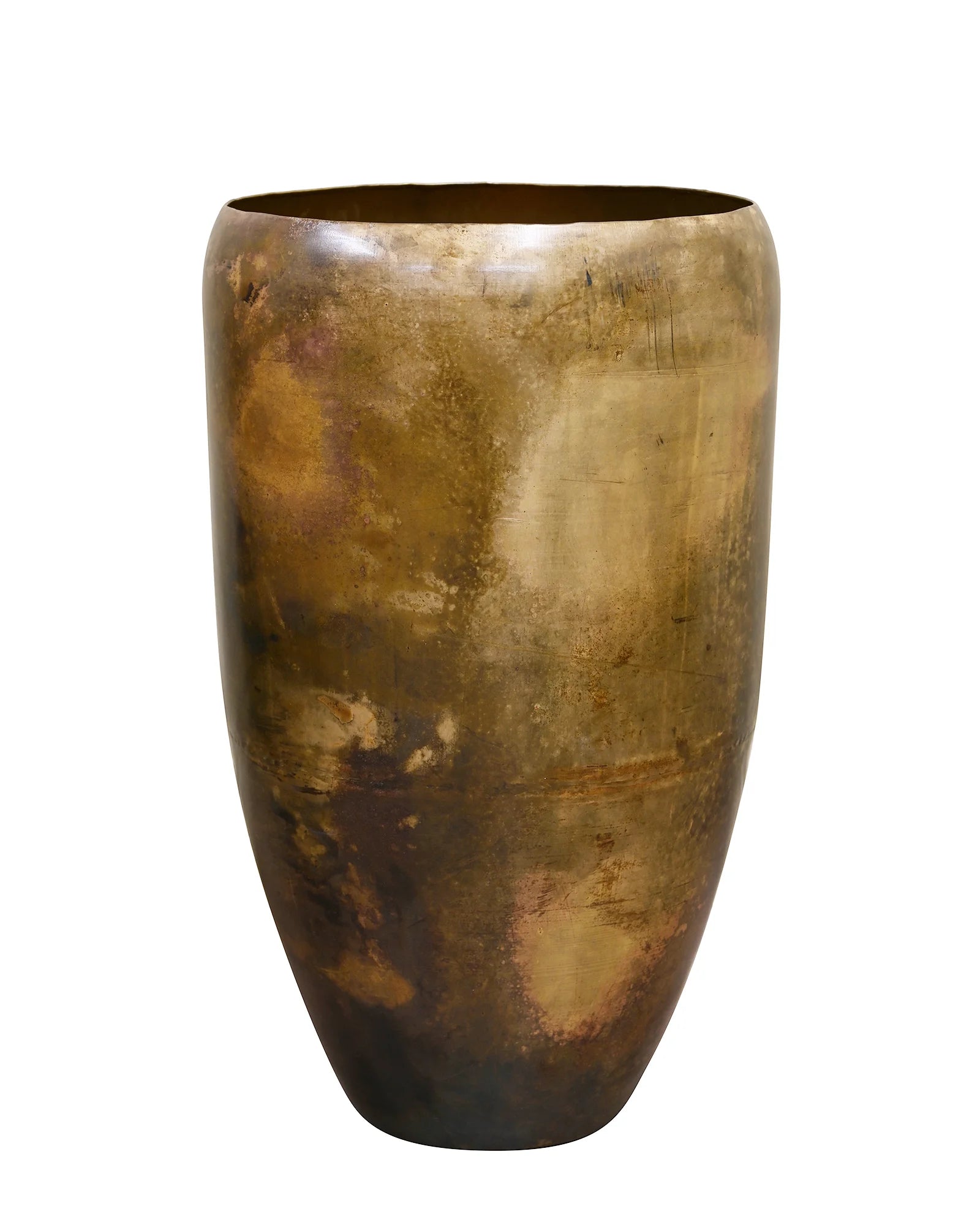 Antique Gold Kelda Metal Pot