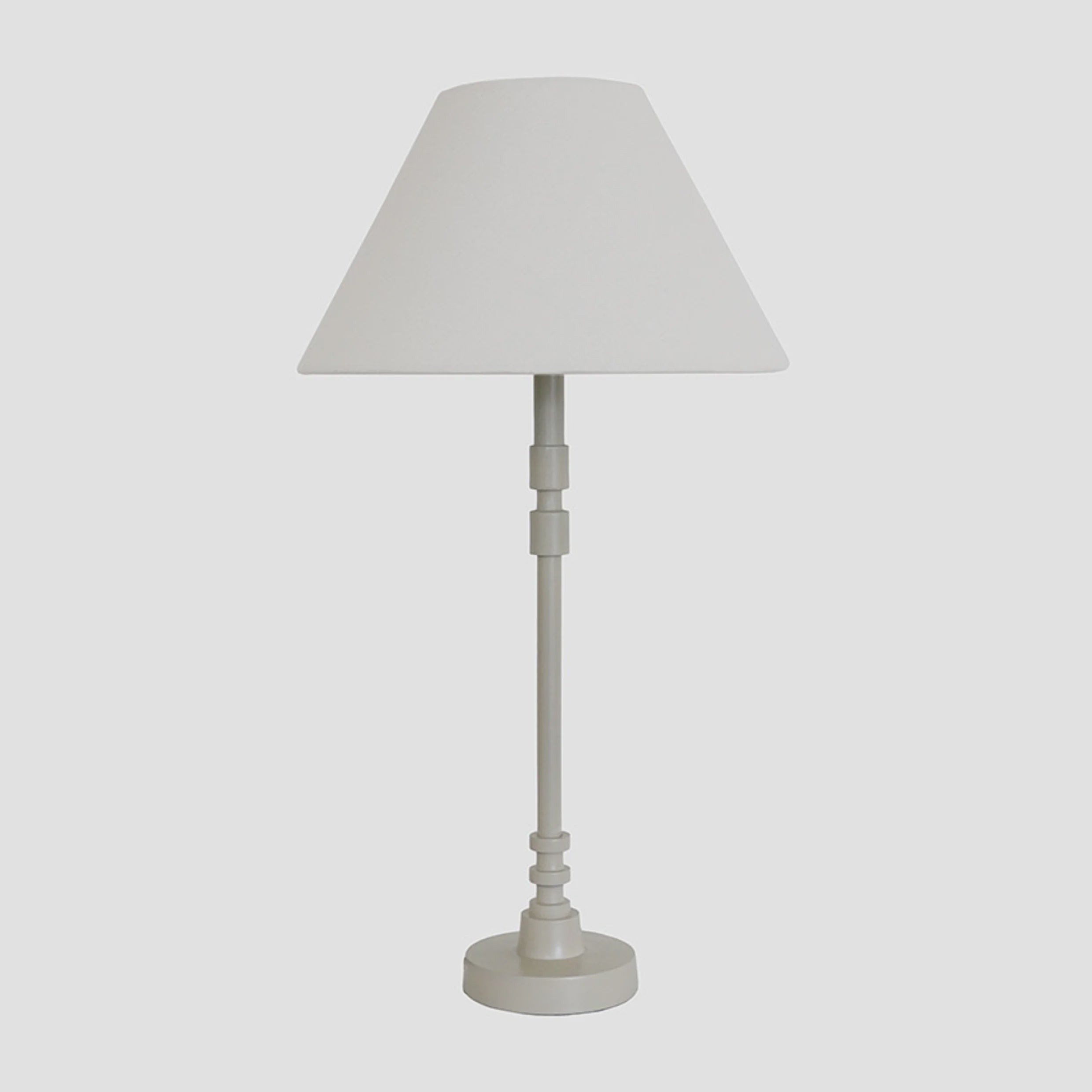 Pipette Lamp Base in Matt Grey Finish