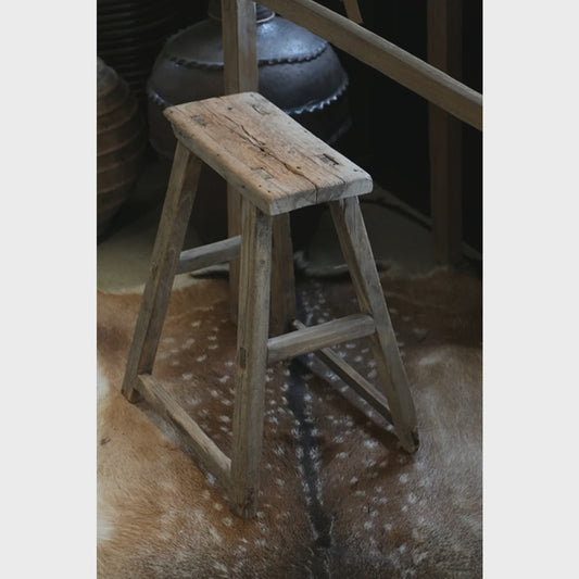 Antique Wooden Stool