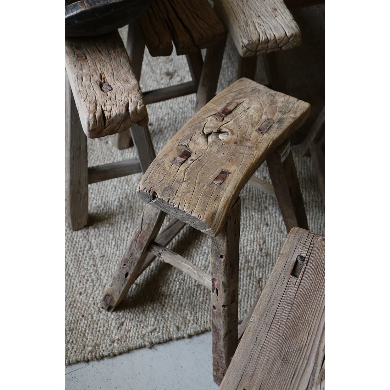 Antique Wooden Stool