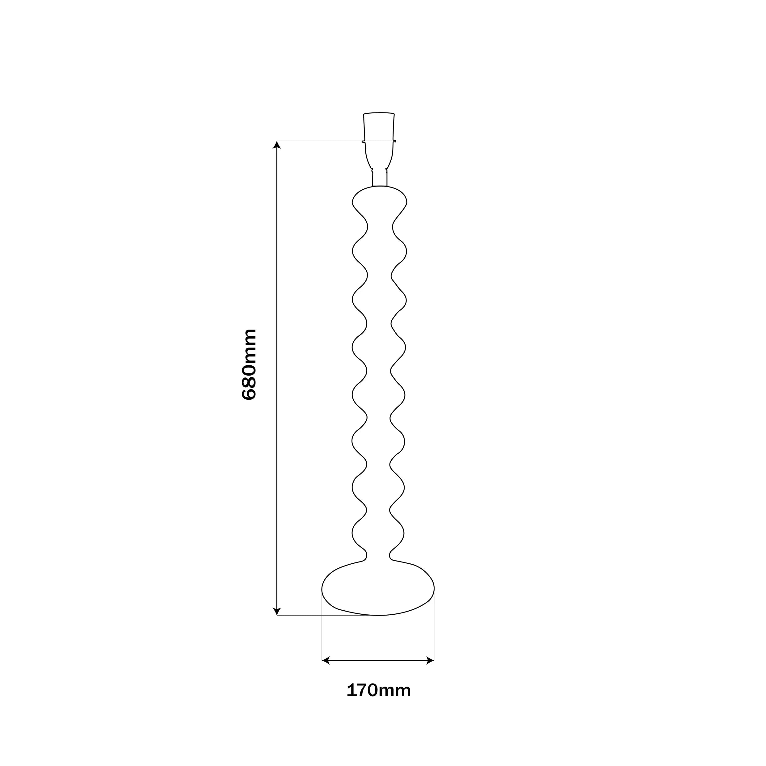 Stockholm Table Lamp Base