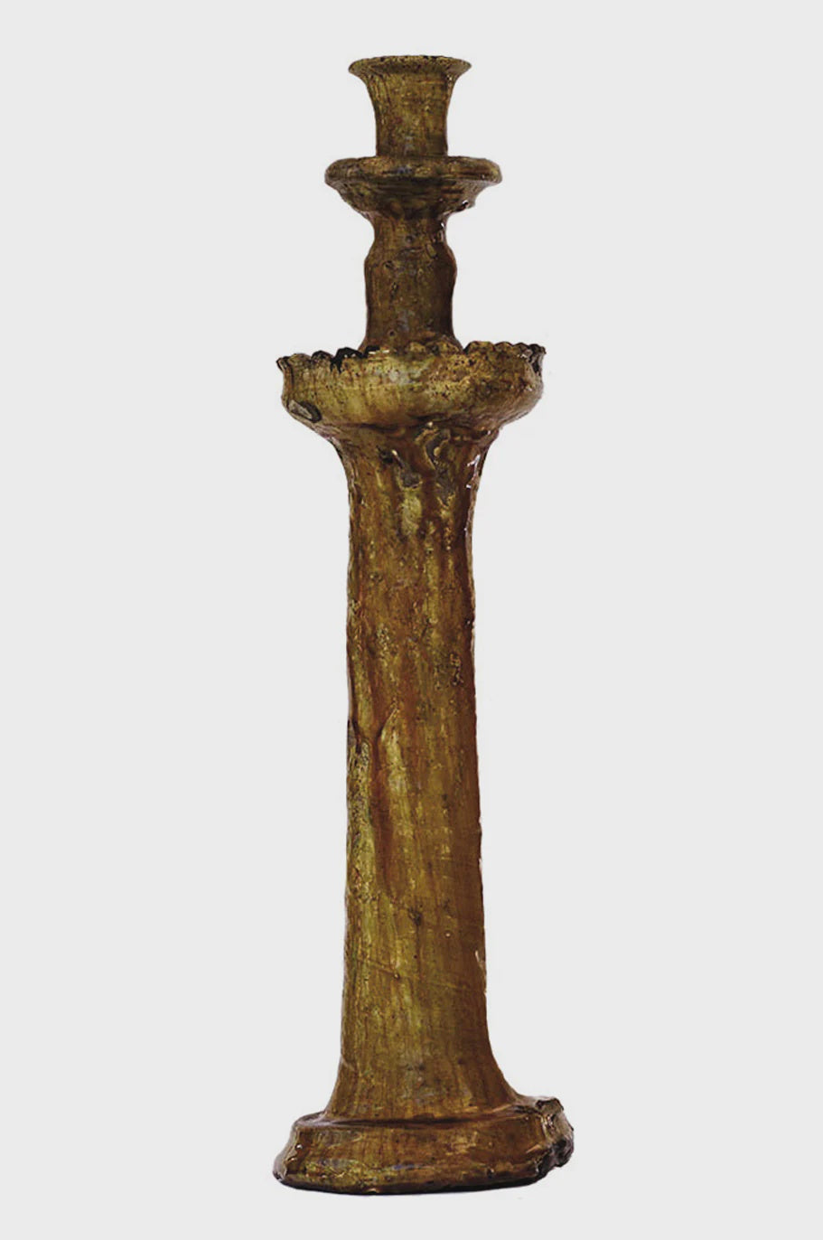 Moroccan Mustard Candle Holder